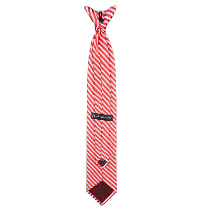 Kid's Candy Cane Stripe 14" Clip-On Tie