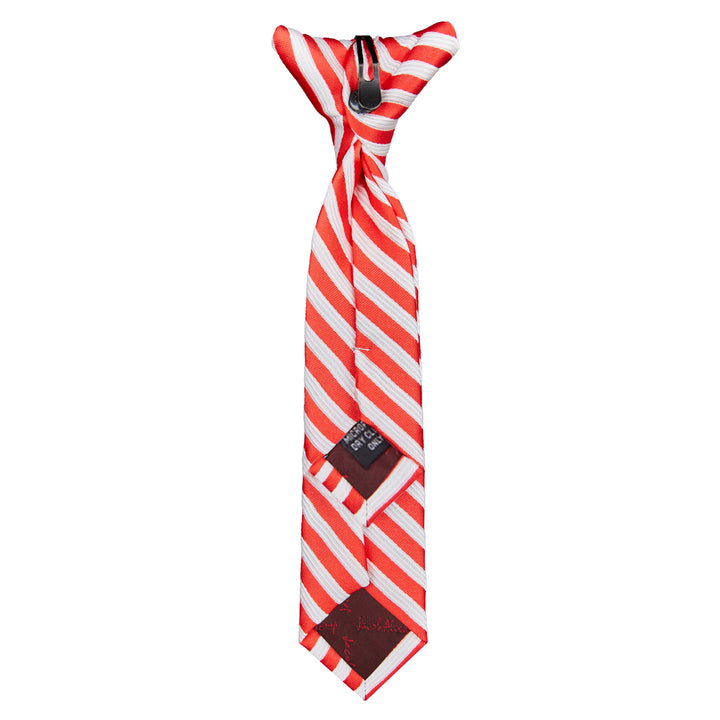 Kid's Candy Cane Stripe 8" Clip-On Tie