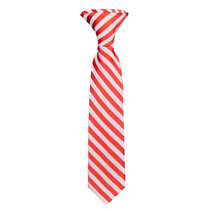 Kid's Candy Cane Stripe 8" Clip-On Tie