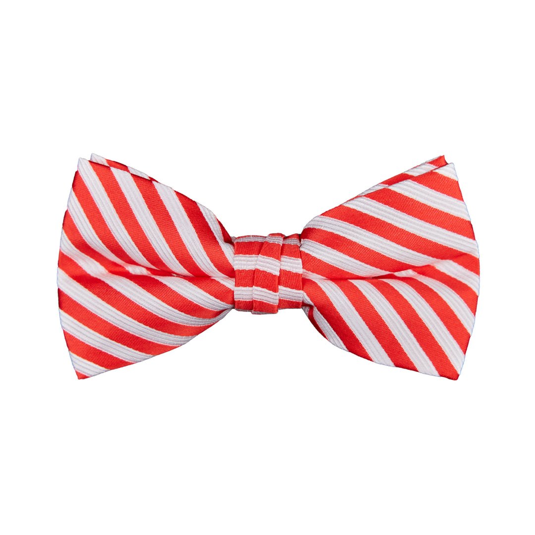 Candy Cane Stripe Clip-On Bow Tie