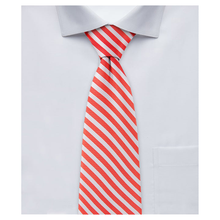 Candy Cane Stripe Zipper Tie