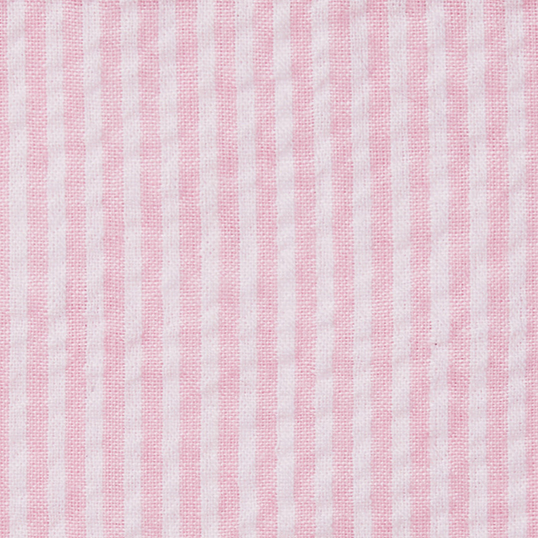 Kid's Seersucker Striped Banded Bow Tie - Pink