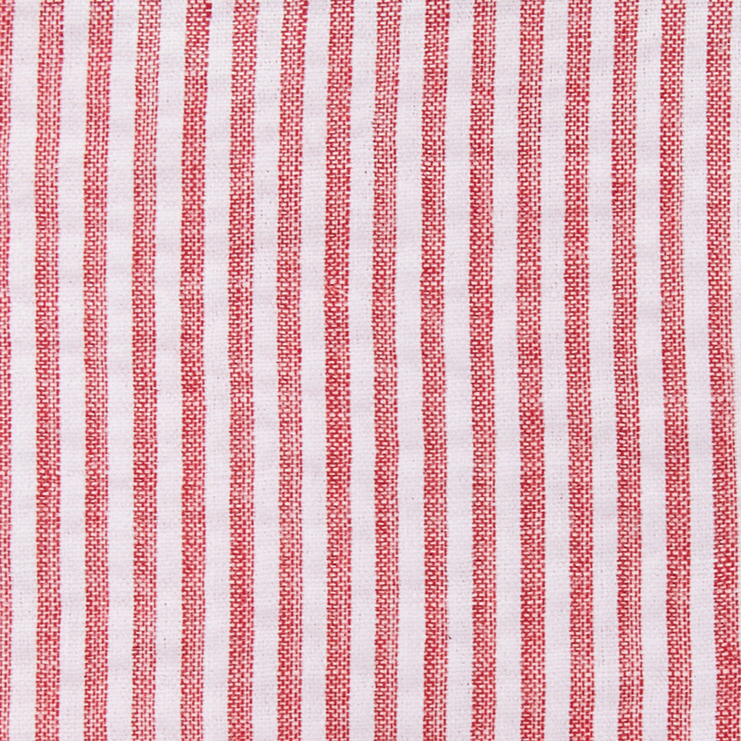 Kid's Seersucker Striped Banded Bow Tie - Red