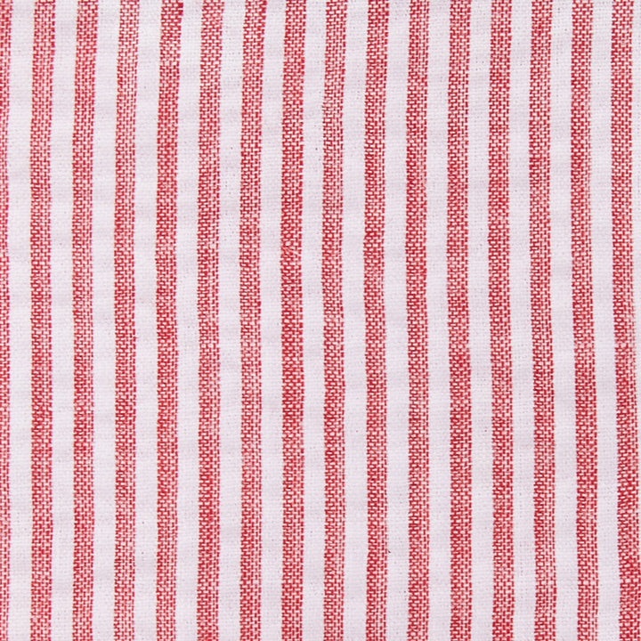 Kid's Seersucker Striped Banded Bow Tie - Red
