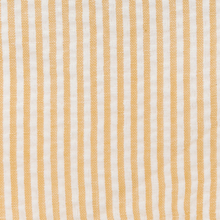 Seersucker Striped Banded Bow Tie - Peach