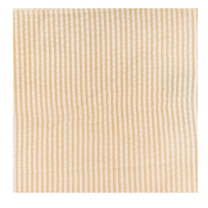 Seersucker Striped Pocket Square - Peach