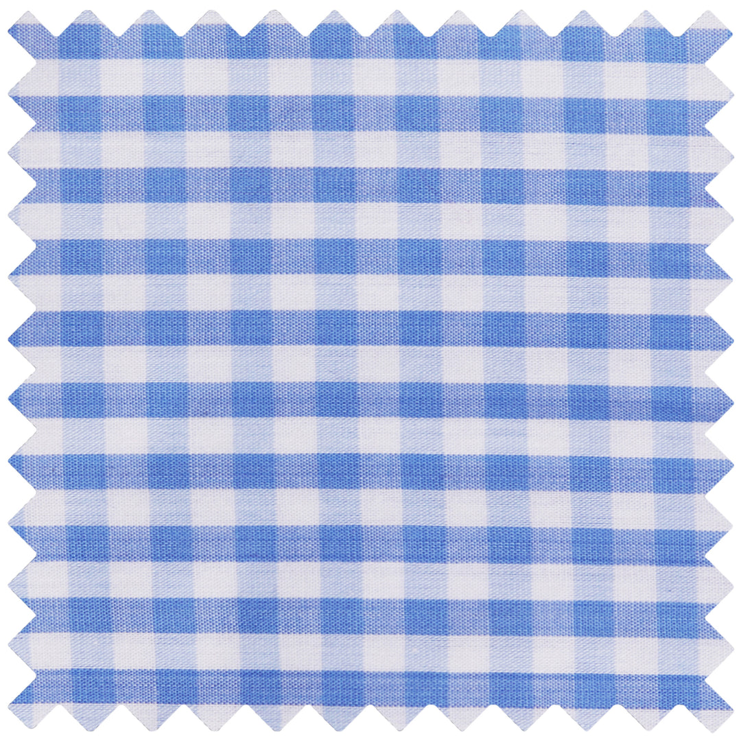 Gingham Tie - Light Blue