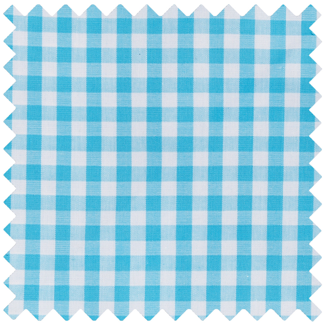 Gingham Tie - Turquoise