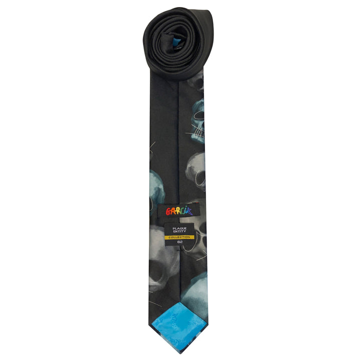 Jerry Garcia Halloween Skulls Tie - Black