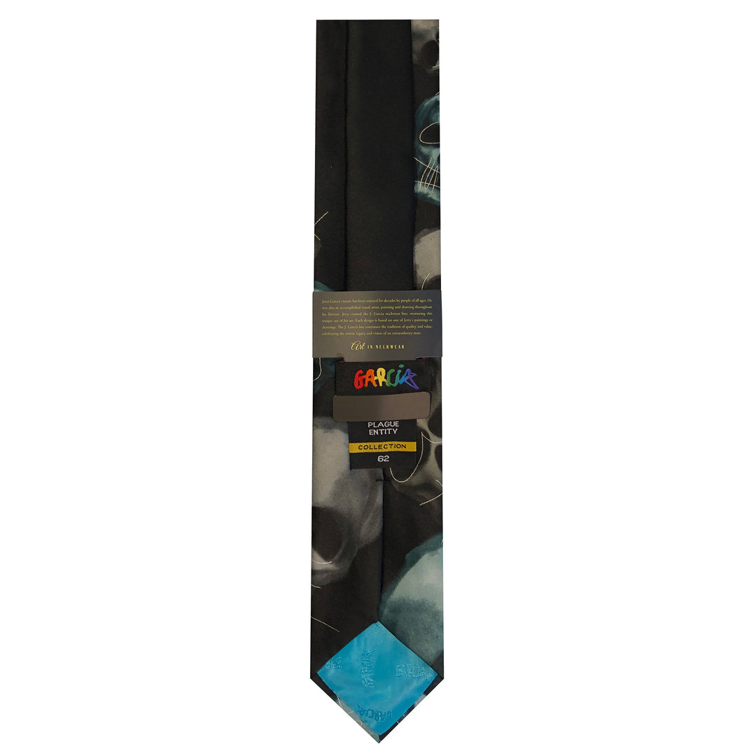 Jerry Garcia Halloween Skulls Tie - Black