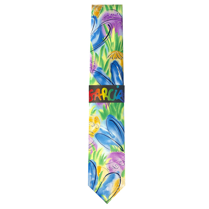Jerry Garcia Easter Bunny Ears Eggs Tie
