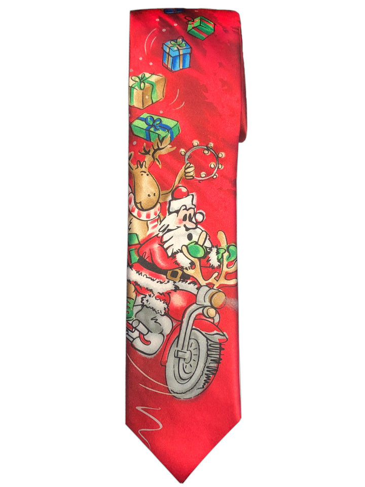 Jerry Garcia Drummers Santa Bike Tie