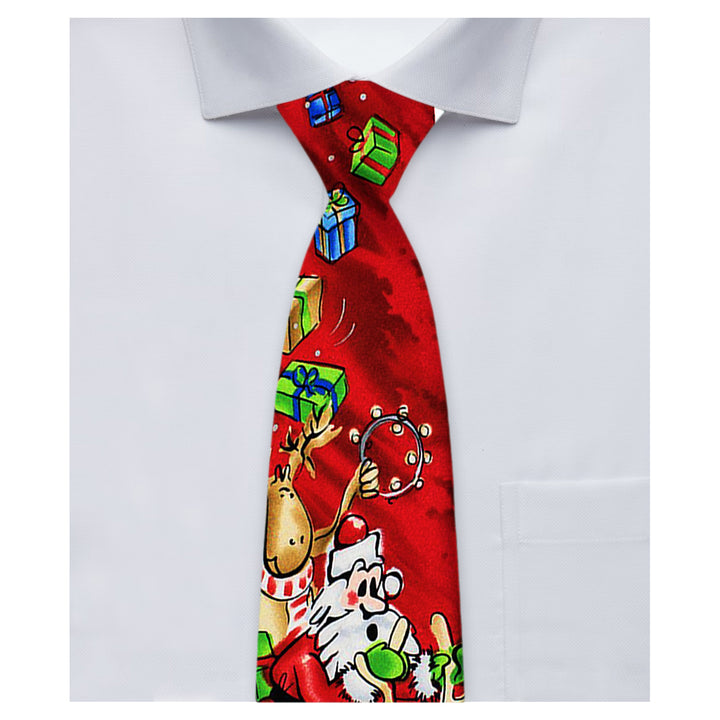 Jerry Garcia Drummers Santa Bike Tie