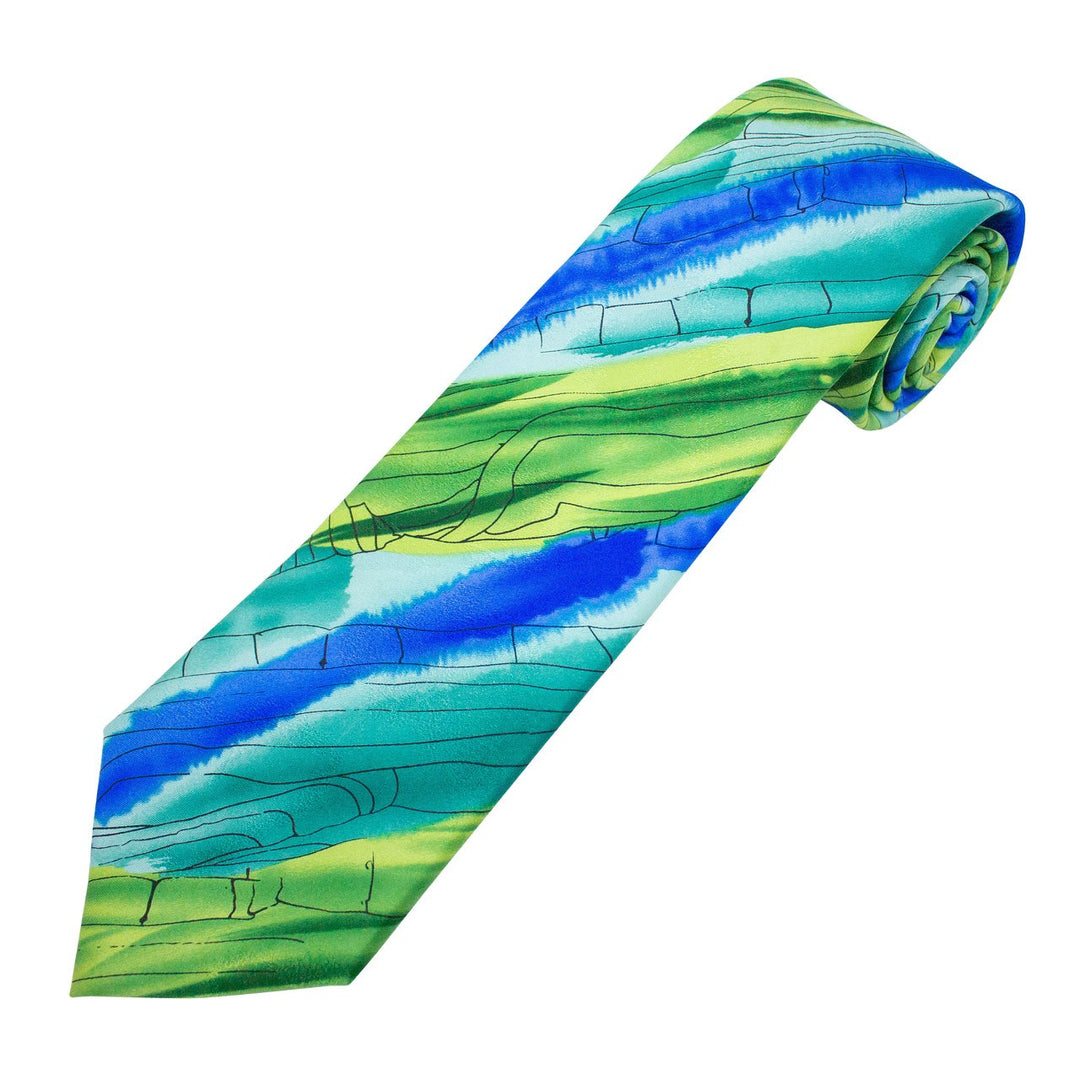 Jerry Garcia Silk Tie More Arches Artwork