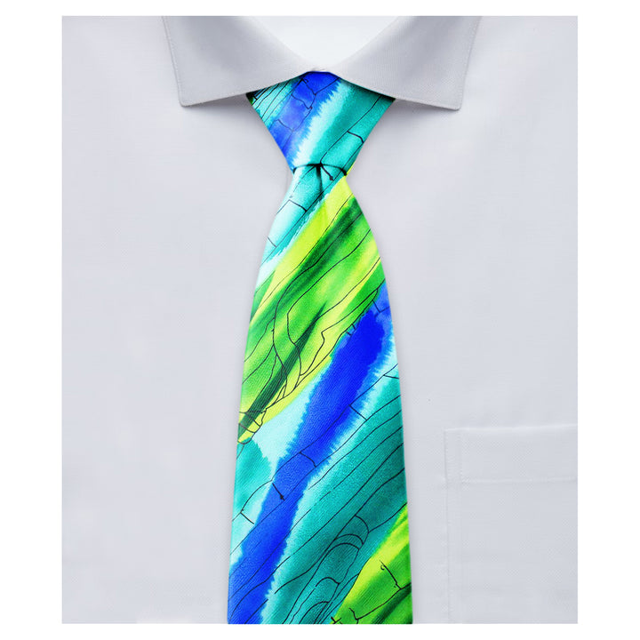 Jerry Garcia Silk Tie More Arches Artwork