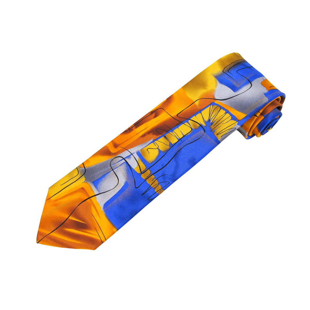 Jerry Garcia Interstices Tie - Orange