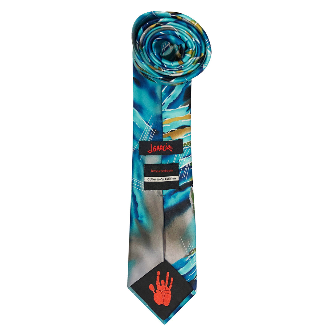 Jerry Garcia Interstices Extra Long Tie - Teal