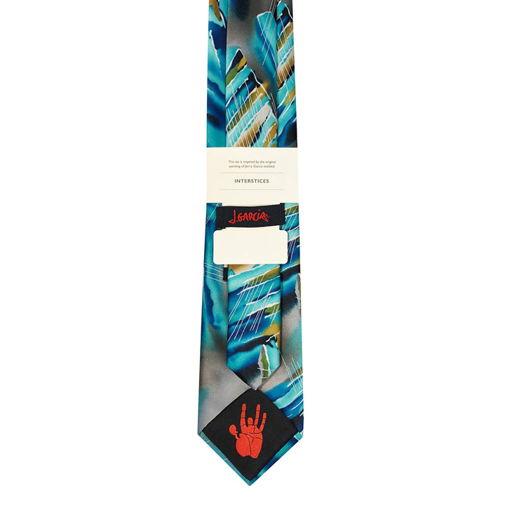 Jerry Garcia Interstices Extra Long Tie - Teal
