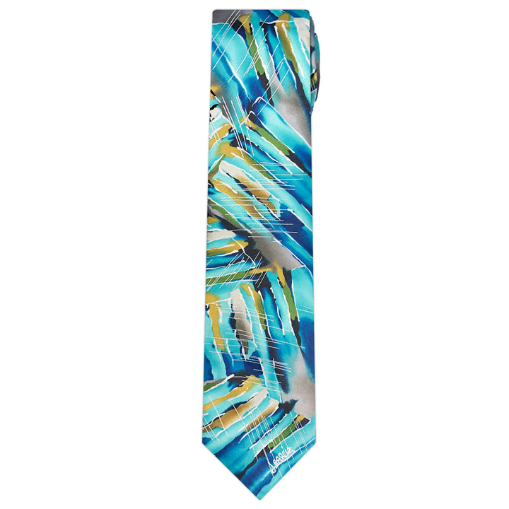 Jerry Garcia Interstices Tie - Teal