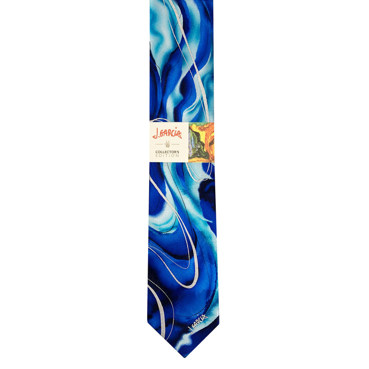Jerry Garcia Rhino and Puppy Tie - Aqua