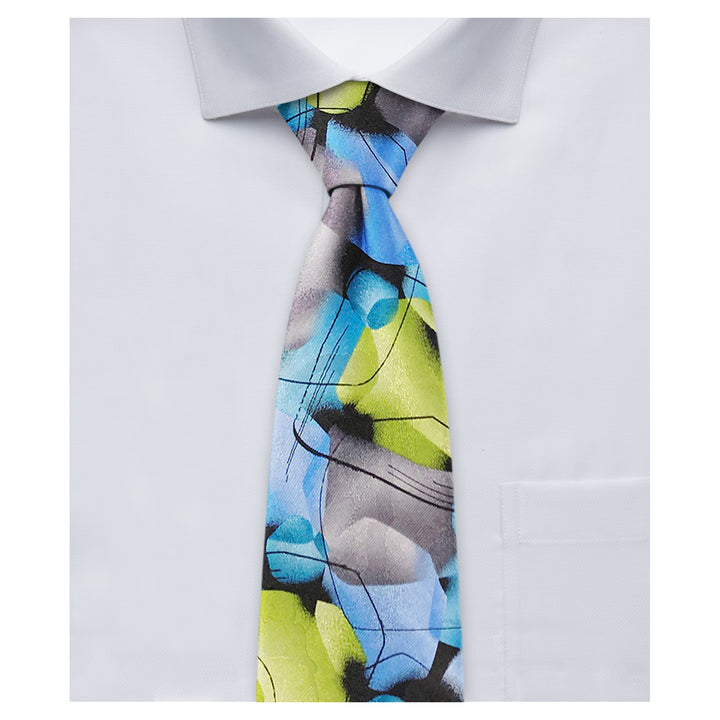 Jerry Garcia Silk Beehive Tie - Aqua
