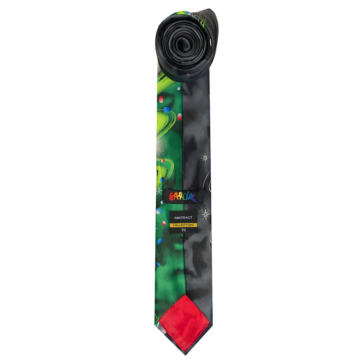 Jerry Garcia Christmas Tinsel Tree Tie