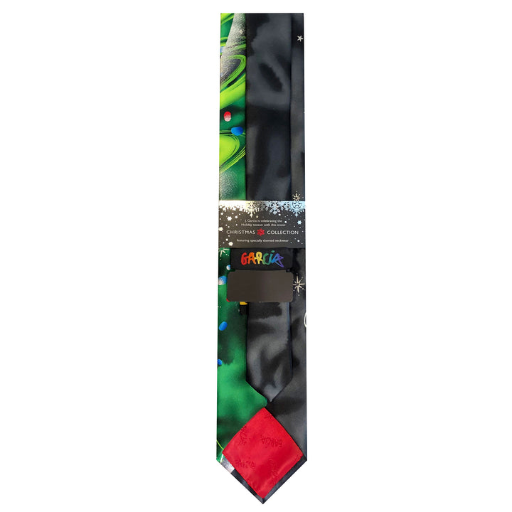 Jerry Garcia Christmas Tinsel Tree Extra Long Tie