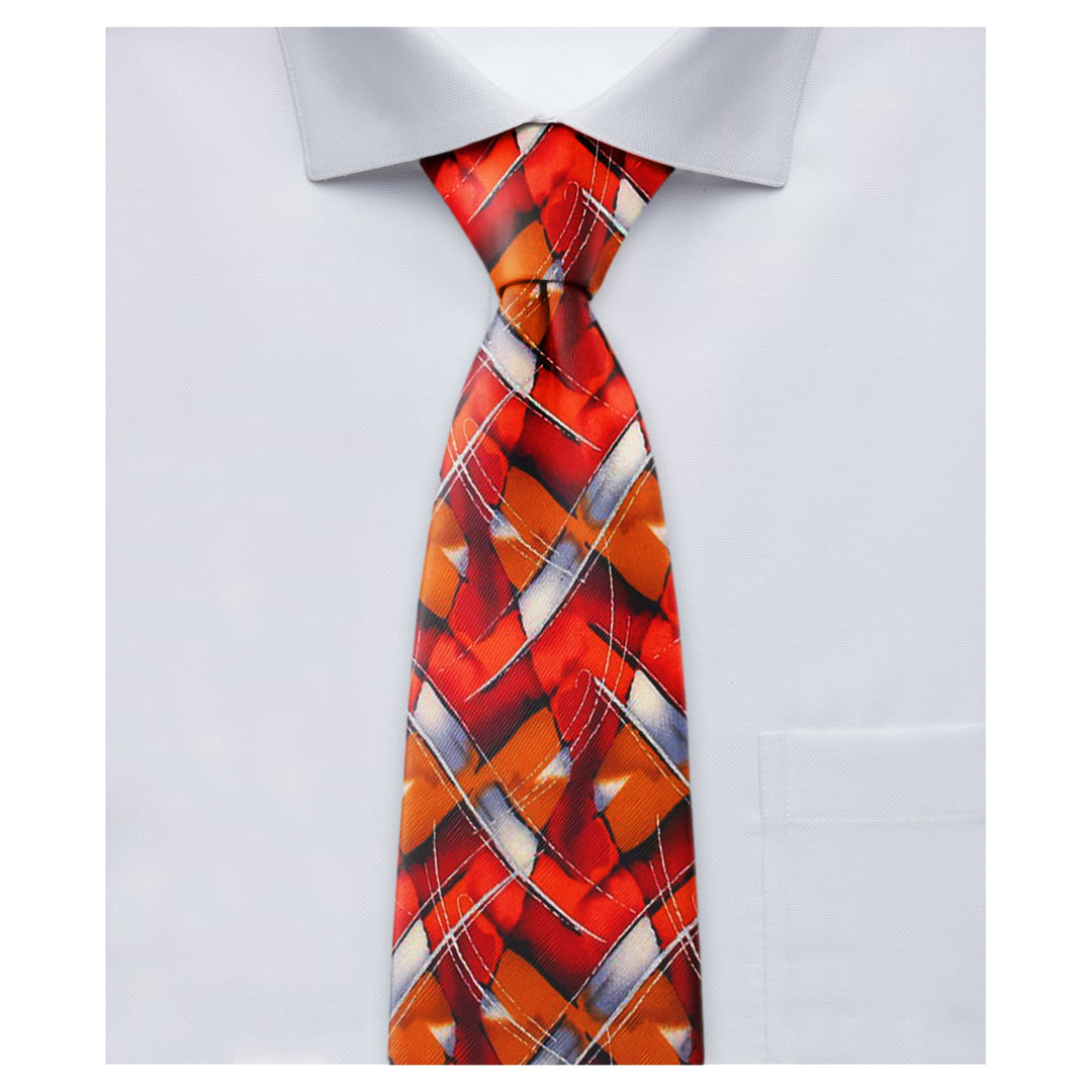 Jerry Garcia Northern Lights Tie - Red