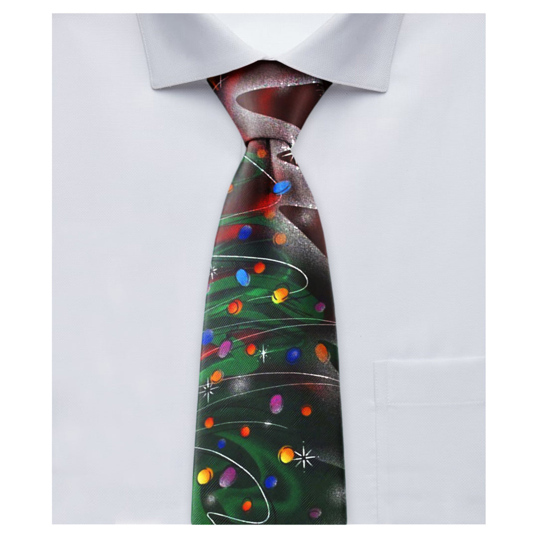 Jerry Garcia Extra Long Christmas Tie - Still Life