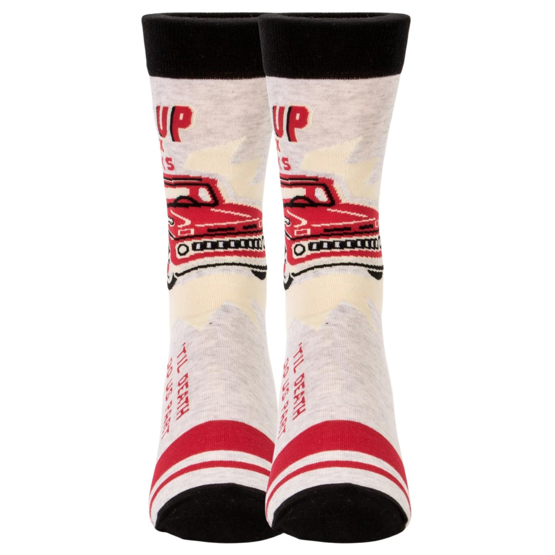 Men's Pick-Up Truck Crew Novelty Socks