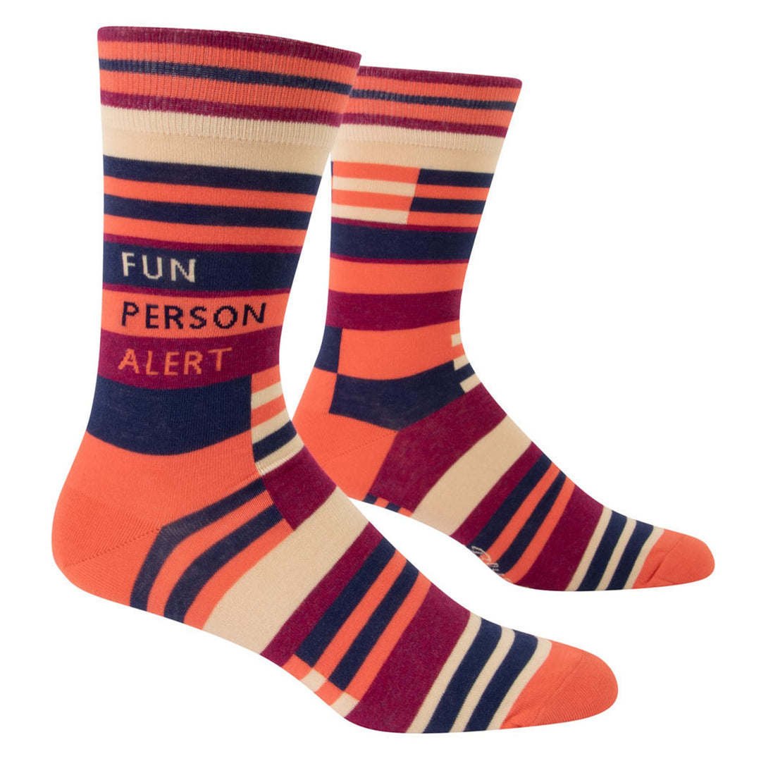 Fun Person Alert Funny Socks for Men
