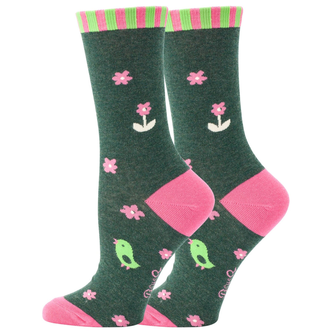 Women's Less You More Me Crew Novelty Socks