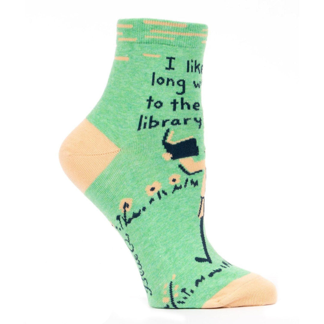 Long Walks Library Ankle Socks for Women
