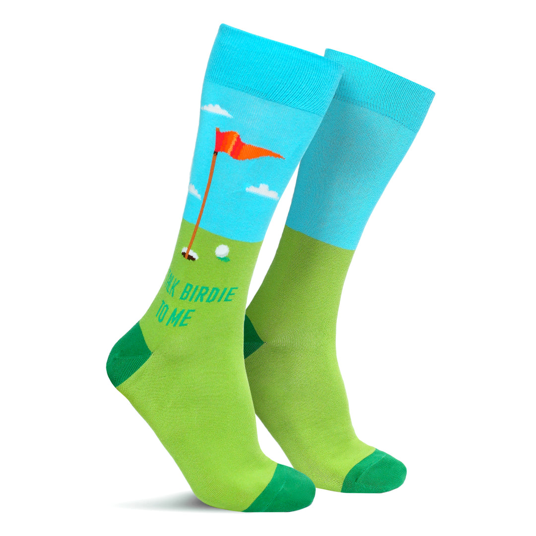 Talk Birdie to Me Funny Socks for Men