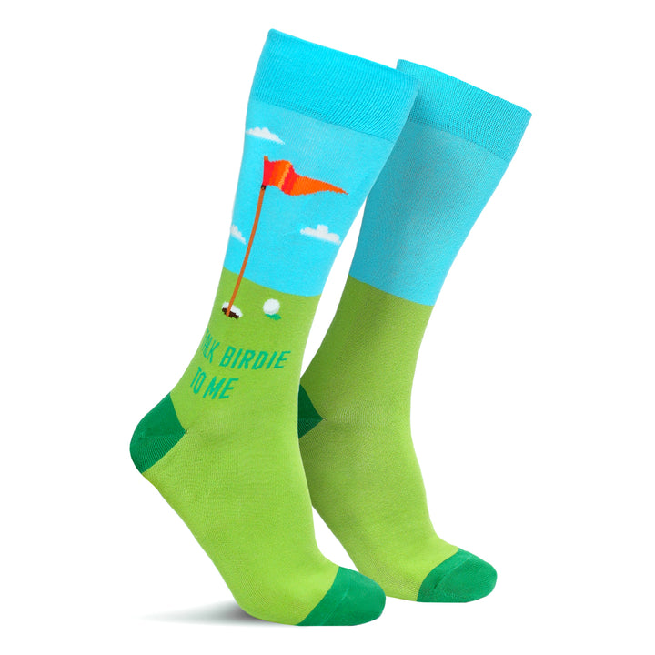 Talk Birdie to Me Funny Socks for Men