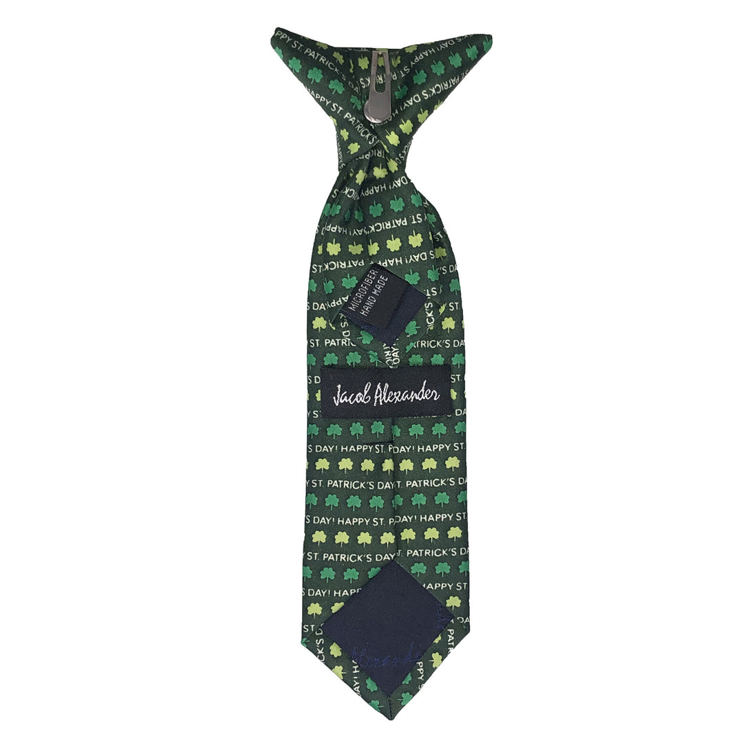 Kid's St. Patrick's Shamrocks 8" Clip-On Tie