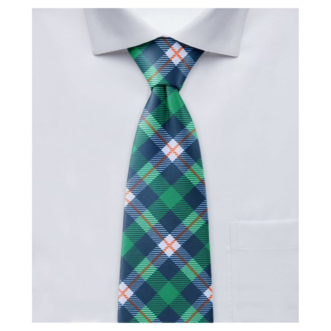 St. Patrick's Tartan Plaid Diagonal Tie