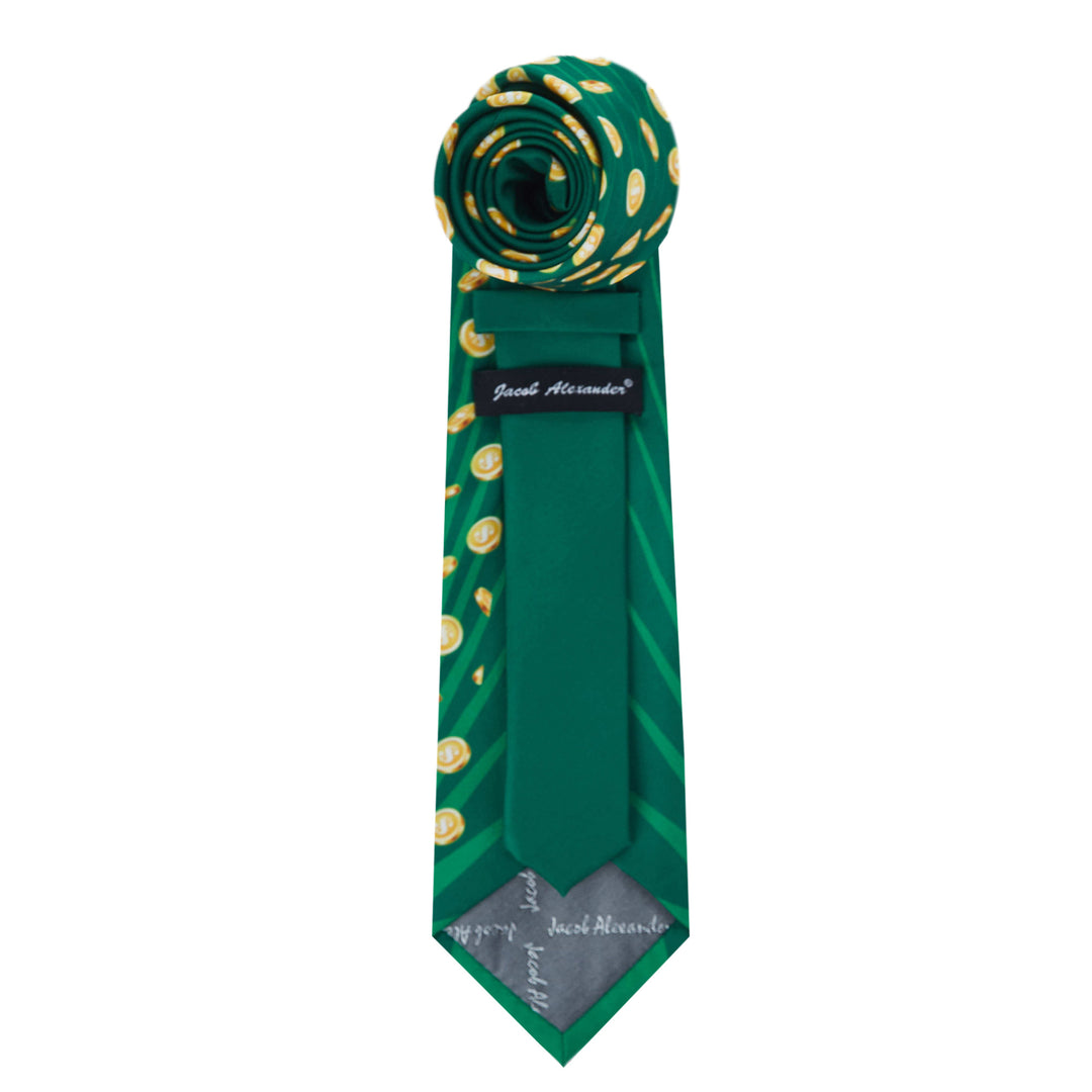 St. Patrick's Golden Coins Leprechaun Hat Tie