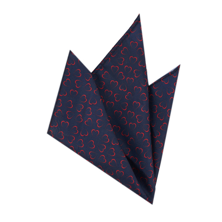 Valentine's Heart Outline Pocket Square
