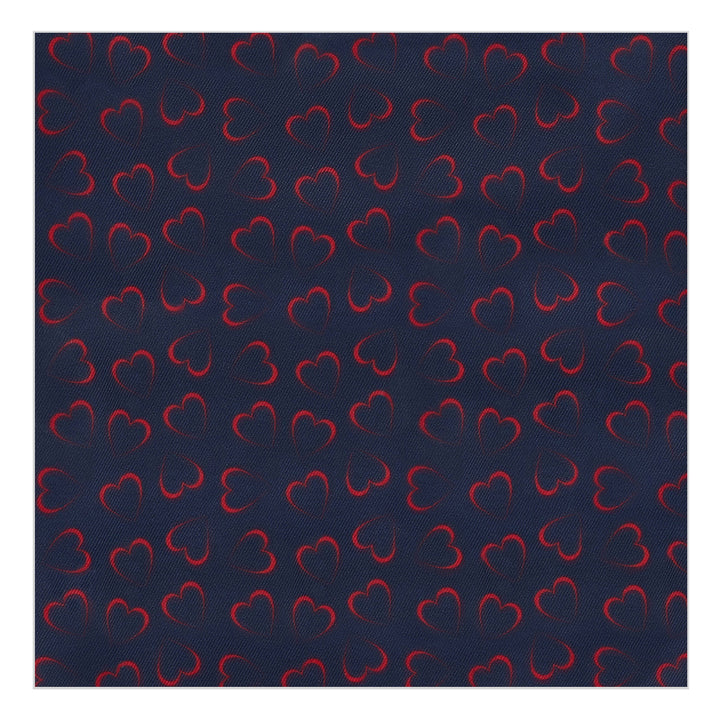 Valentine's Heart Outline Pocket Square