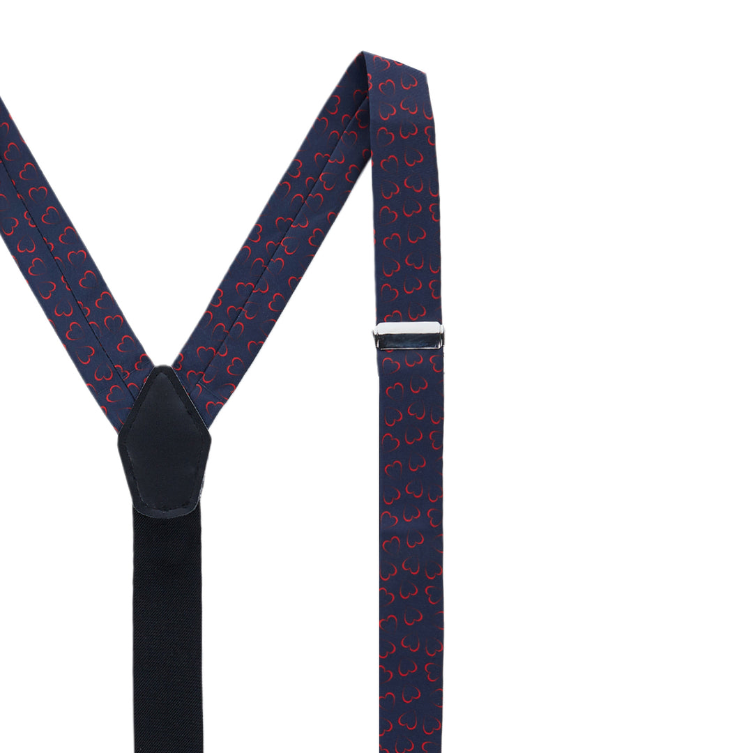 Valentine's Heart Outline Suspenders