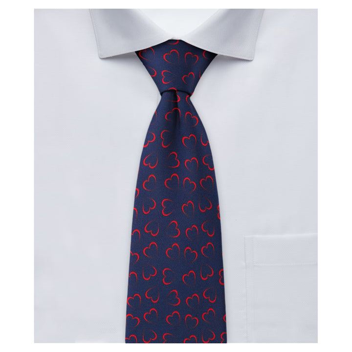 Valentine's Heart Outline Tie