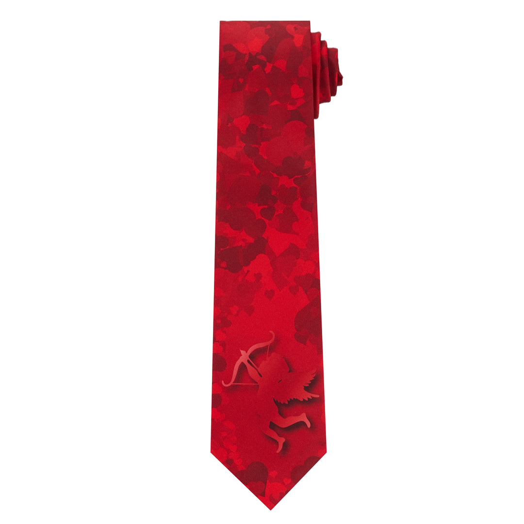 Valentine's Shooting Cupid with Hearts Tie