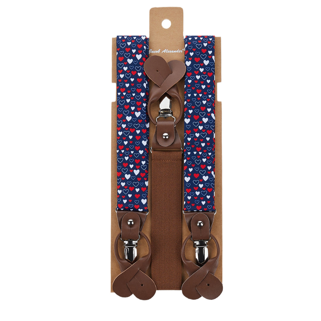 Valentine's Mini Hearts Sprinkle Suspenders