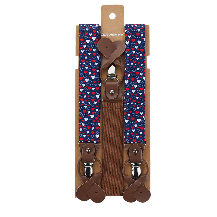 Valentine's Mini Hearts Sprinkle Suspenders
