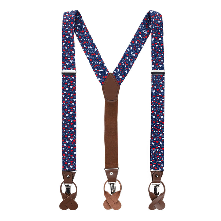 Valentine's Mini Hearts Sprinkle Suspenders