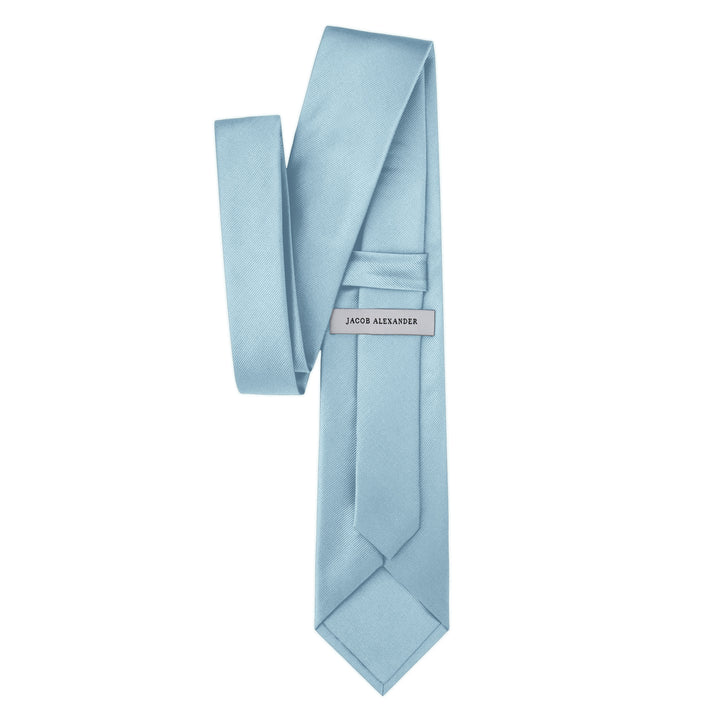 Silk Blend Solid Tie - Sky Blue