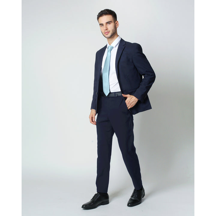 Silk Blend Solid Tie - Sky Blue