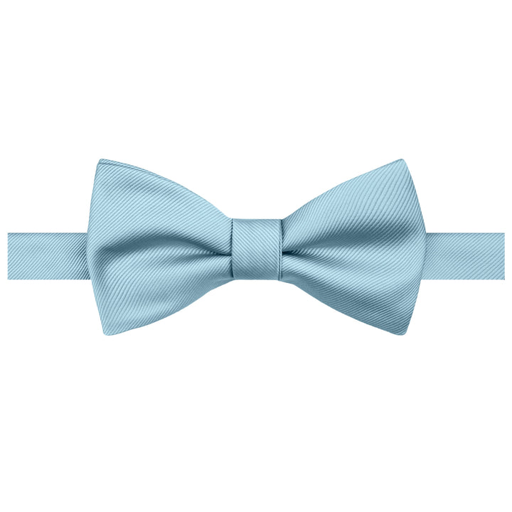 Silk Blend Solid Self-Tie Bow Tie - Sky Blue