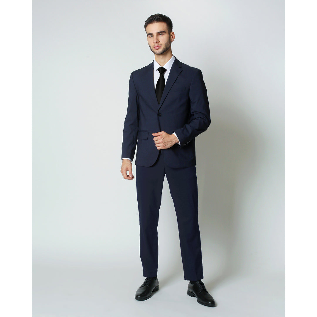 Silk Blend Solid Tie - Black